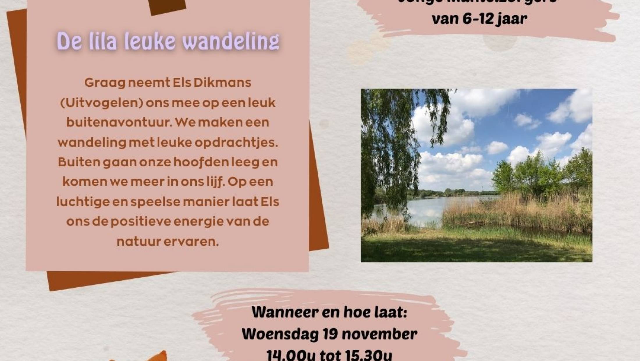 Lila leuke wandeling!
