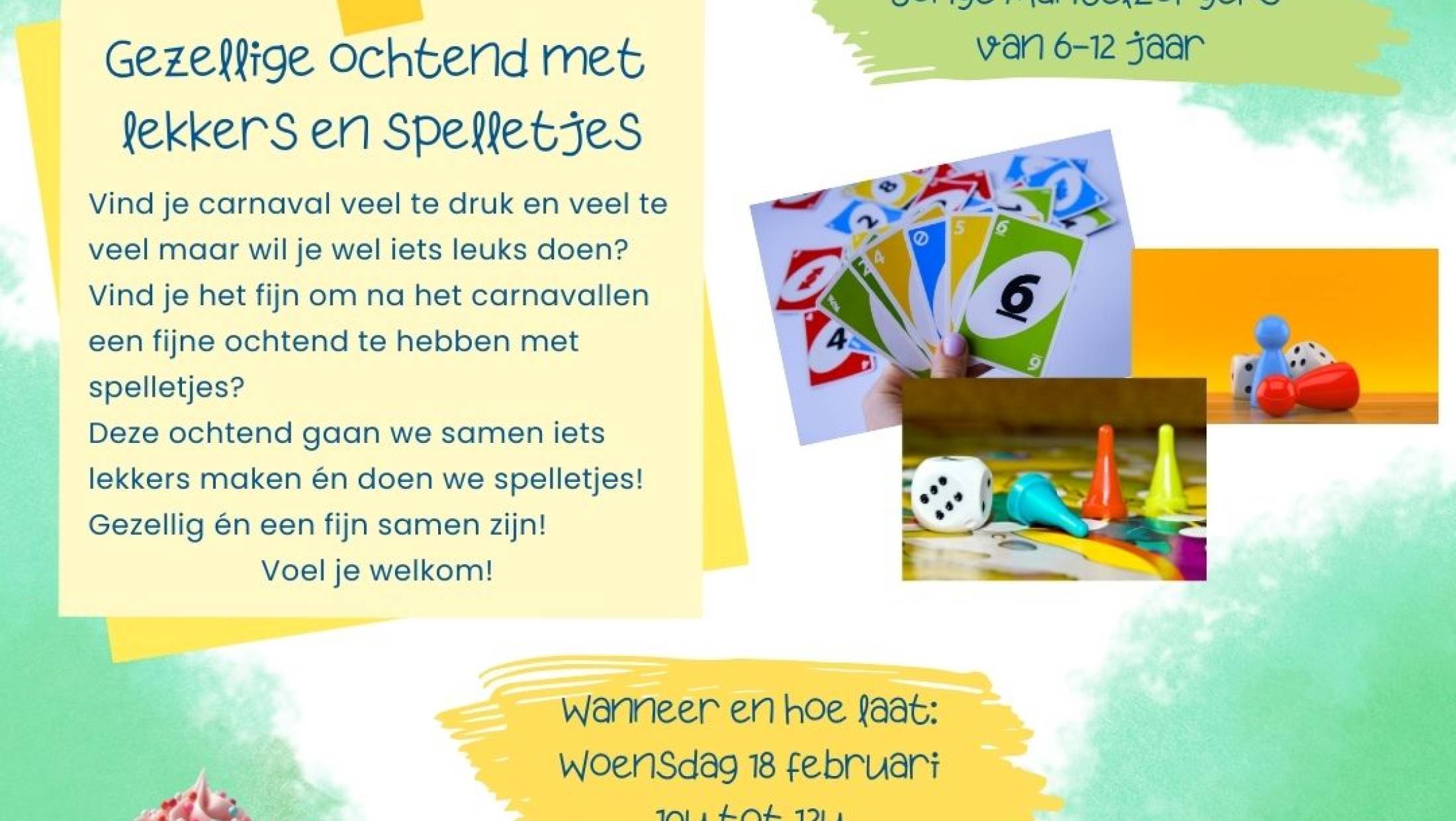 Spelletjes ochtend 6-12 jaar
